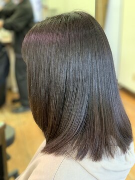 フレンズ 環状通東店(friend's) ☆髪質改善ストレート　ミディアムレングス　4