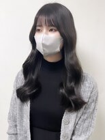 シェノン サントル(CHAINON CENTRE)&nbsp;グレージュカラー/黒髪/ココアベージュ/レイヤーロング