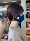Lond表参道【伊杏】透明感ダークパープル 美人ショート!