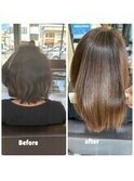 久しぶりの矯正も酸性縮毛矯正ならサラツヤな美髪へ