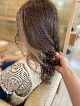 アドラーブル 長岡リップス旭岡店(adorable) 透け感 春夏イヤリングカラー☆ベージュカラー