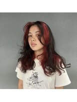 アソート トウキョウ (ASSORT TOKYO) Red under dye with red streaks
