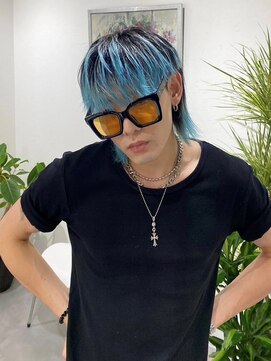 シエラ 心斎橋(CIERA.) CIERA.ウルフ&バレイヤージュ×オーシャンブルー
