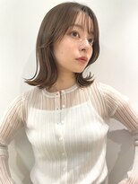 大人可愛い/ミディアム/レイヤー/20代30代40代/銀座