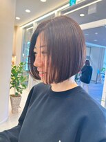 エクリジユウガオカ(equri Jiyugaoka) 【自由が丘】切りっぱなしbob×水素カラー/30代40代50代