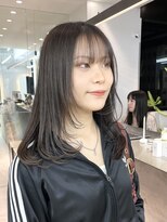 ロンドシエル 横浜(Lond ciel)&nbsp;レイヤーカット/ウルフレイヤー/レイヤーロング/グレーベージュ