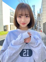 レイリー 原宿 表参道(Rayreee)&nbsp;愛され内巻きワンカールボブ/ショコラグレージュ