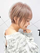 ハルキミナト ジャパン ヨコハマ(HARUKI MINATO japan YOKOHAMA)&nbsp;ミルクティーグレージュショート20代30代40代50代