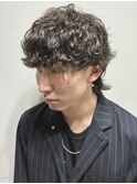 メンズパーマ波巻きスパイラルパーマツイストスパイラルパーマ