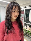 【MOMOKA】個性派!カーリーパーマ