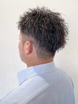 アニュー ヘア アンド ケア(a new hair&care) ビジネスカジュアルソフトスパイラルパーマ/ツーブロック