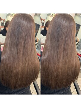グロウ 渋谷西口(grow) 髪質改善×ブリーチなしアッシュブラウン
