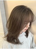 レイヤーロング/イエローベージュ