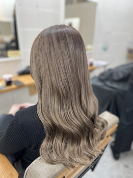 アルート 町田店(aroot) ミルクティ根元はブリーチ無し