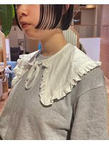 バイオレット 栄店(Violet)&nbsp;リップラインボブ ミニボブ ぱっつん前髪 ワンレンボブ