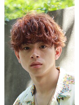 オーシャントーキョー サニー 原宿(OCEAN TOKYO Sunny) ニュアンスパーマラウンドマッシュ刈り上げマッシュシースルー