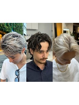 ダブルカラー、メンズパーマなんでもお任せ！再現性の高いヘアスタイルで、毎朝のスタイリングも楽に！