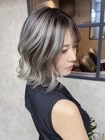 サニー 渋谷(SUNNY) バレイヤージュ、ハイライト、レイヤーカット、グレージュ