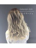ミルクティー、グラデーション、ハイライト、エクステ、インナー