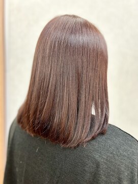 ビューティーサロン カワチ 中庄駅前店(Beauty Salon KAWACHI) キャンディーピンクのミディアム