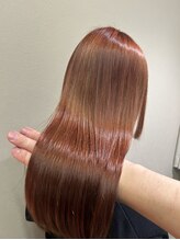 エレノア スパ アンド トリートメント 大宮西口(Eleanor spa&treatment) ロング/夏カラー/縮毛矯正/サーモンピンク