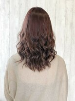 エアービジュー(Air Bijou) ゆるふわ波ウェーブ×美髪3Dカラーピンクパープル