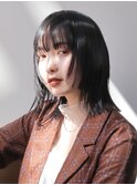 切りっぱなしボブウルフヘア/フェイスレイヤー谷ひより/27
