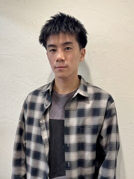 アイヴィー 池袋(IVY) 池袋アップバングスパイキーショート◎[池袋メンズ美容室］