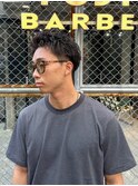 ピンパーマショート／スパイキーショート