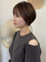 ヘアメイク シンズ レインボー(Hair Make SHIN'S RAINBOW)&nbsp;ショートボブ/大人巻き/ぷつっとボブ/ナチュラルモード/高松