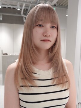 テクネ 天神大名(techne) 天神大名レイヤーカット大人レイヤーくびれヘアロング今泉