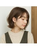 大人可愛いナチュラルボブ 20代 30代 40代 50代 60代