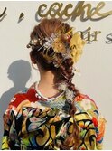 成人式ヘアセット&メイク&着付け