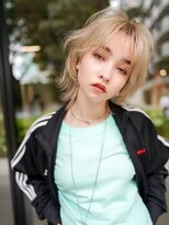 ギークス(GEEKS)&nbsp;【GEEKS渋谷】ネオウルフ/ブリーチカラー/ウルフカット/冬カラー