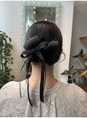 ヘアセット/リボンヘア/タイトヘア