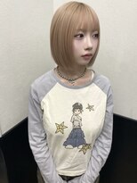 ラグナ(LAGUNA)&nbsp;【ボブ/ホワイトベージュ/ケアブリーチ/10代】