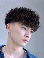 フィフスパーク(fifth PARK)&nbsp;渋谷スペインカールラルフカール刈り上げ高めツーブロックメンズ