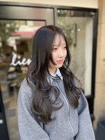 リアン(lien)&nbsp;【ロングレイヤー×ダークグレージュカラー】