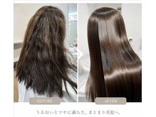 シュクルヘアー(Sucre Hair)の雰囲気（縮毛矯正☆アルカリ除去で艶やかに★ダメージに合わせた薬剤選定）