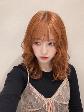 ラビットホール(Rabbit hole) 【misato】ブリーチで叶う暖色カラー◎10代/20代/30代/
