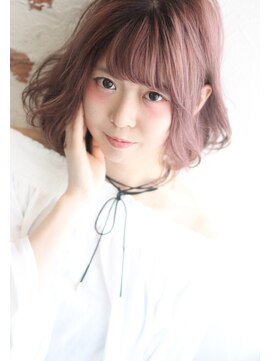 ヘアスタイリングルーム バター(hair styling room butter) 【butter】ハイトーンでkawaii☆青みピンク