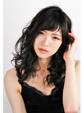 ルフ ヘアーデザイン(ruf hair design) 【ruf hair design】オン眉大人セミロング