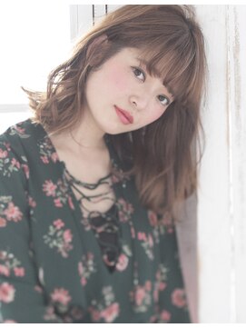 シャンプー ひろせ店(SHAMPOO) フェミニンな柔らかミディアムヘア