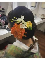 ヘアアンドケア エジェリラボ(hair&care egerie lab)&nbsp;ねじり大人のアップ