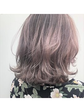 アンド バイ ヘアサロン(AND by hair salon) ラベンダーホワイトベージュ