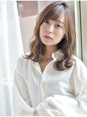 シアカラーで大人かわいい艶髪◇透明感×ゆるふわレイヤー