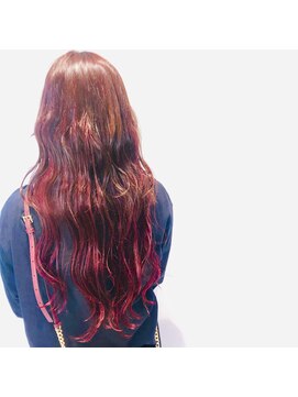 アース コアフュールボーテ ふじみ野店(EARTH coiffure beaute) ボルドーグラデーション