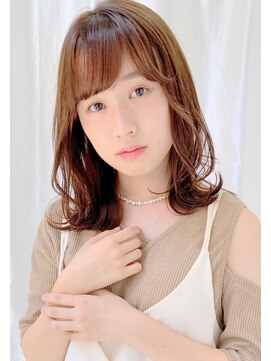 ミュージアム(MUSEUM) ■MUSEUM■ナチュラルくびれるミディアムヘア♪