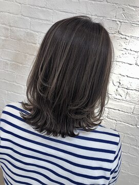 クロエ バイ ラヴィズム 長岡古正寺店(CLOE by LUVISM) ロブの切りっぱなしプチウルフ