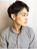 【morio 原宿】アップバングショート　ビジネス　メンズパーマ